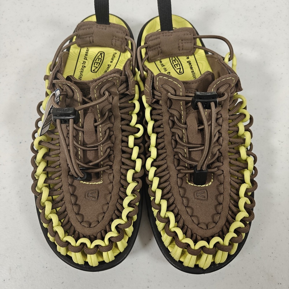KEEN UNEEK II Convertible x Metalwood Sandals Limeade Women's 9 Men's 7.5 NEW - Picture 5 of 10